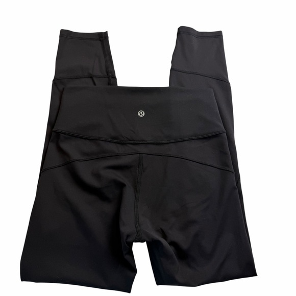 Lululemon In Movement 7/8 Tight Everlux 25” black high waisted pockets size 6 - Picture 3 of 5